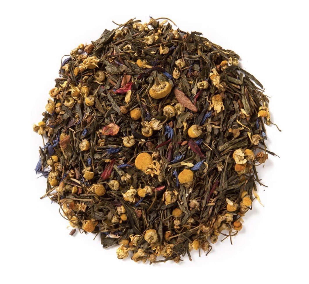 Garden Green Tea – Organic Loose Leaf – Refreshing Spearmint & Gunpowder Blend – Cooling Digestive Tea - Image 4