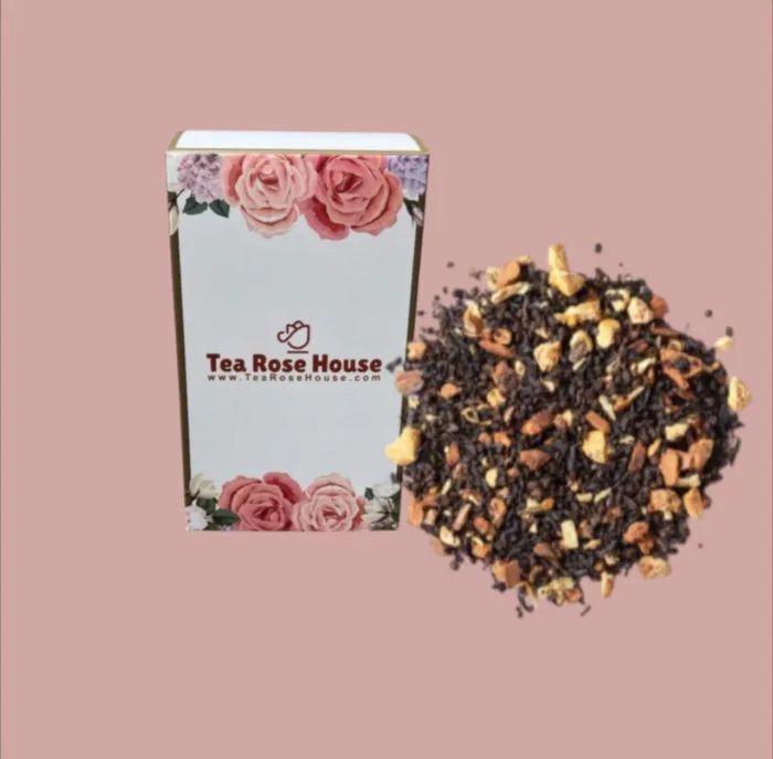 Coconut Chai Black Tea – Spiced Loose Leaf Blend with Cinnamon, Clove & Real Coconut – Creamy + Warming”