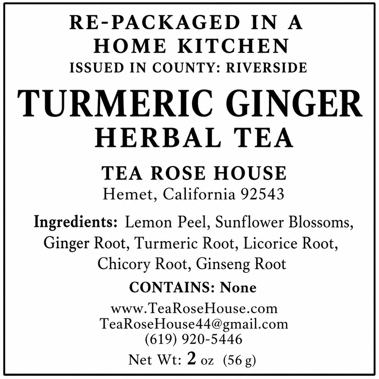 Turmeric Ginger Herbal Tea - Image 5