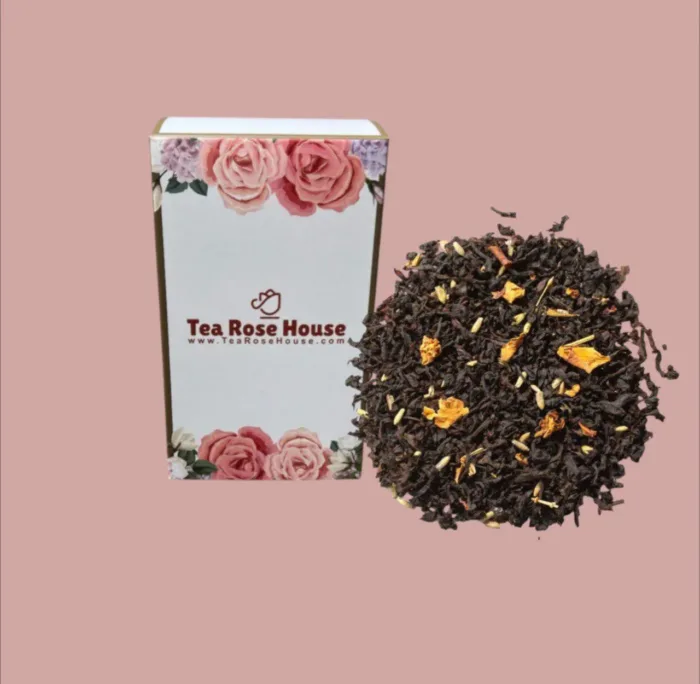 Empress Blend Black Tea – Elegant Loose Leaf with Rose & Bergamot – Floral Breakfast Tea – Bold and Aromatic