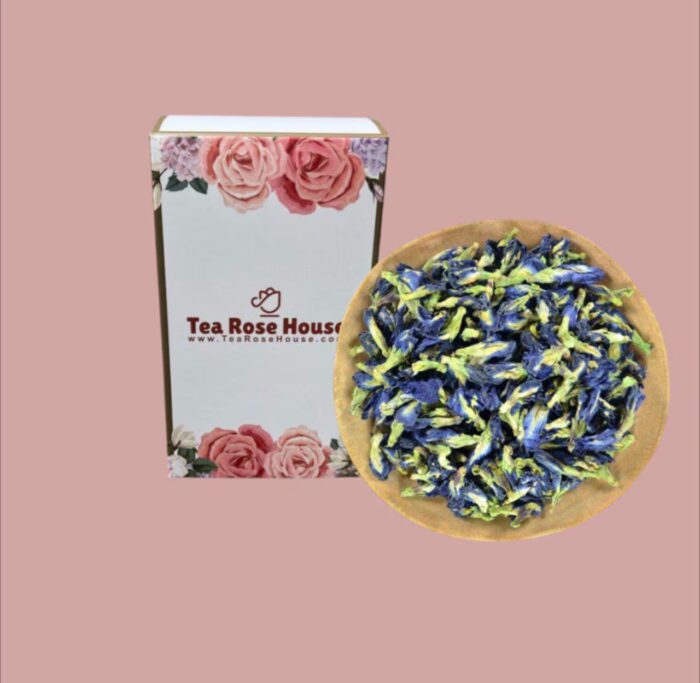 Blue Pea Flower Herbal Tea – Vibrant Caffeine-Free Loose Leaf – Color-Changing Butterfly Pea Tea – Antioxidant-Rich”