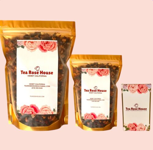 Herbal Hibiscus Tea – Tart & Refreshing Caffeine-Free Blend – Antioxidant-Rich Loose Leaf – Iced or Hot